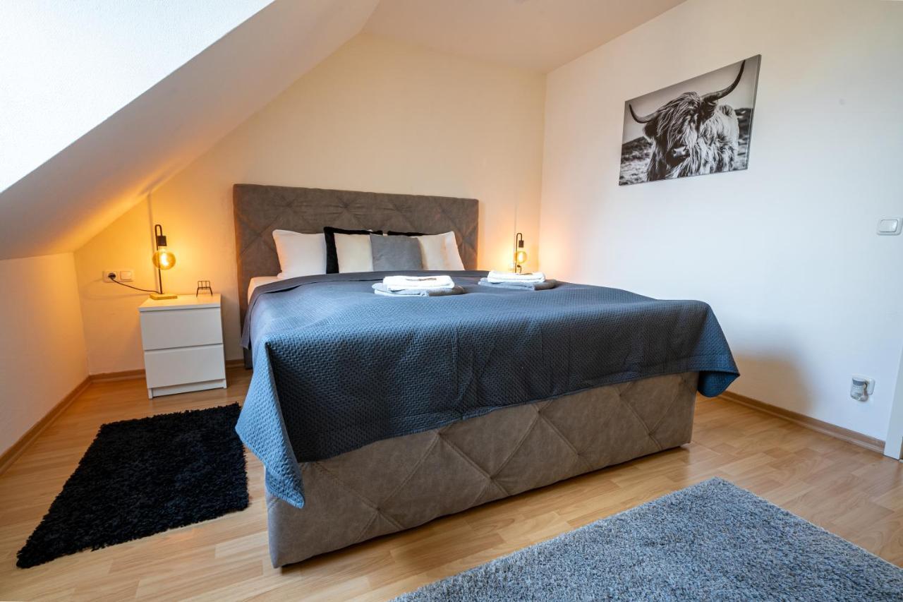 !!NEU!! Deluxe Apartment I Balkon I Küche I Parken I WLAN I Netflix Magdeburgo Exterior foto